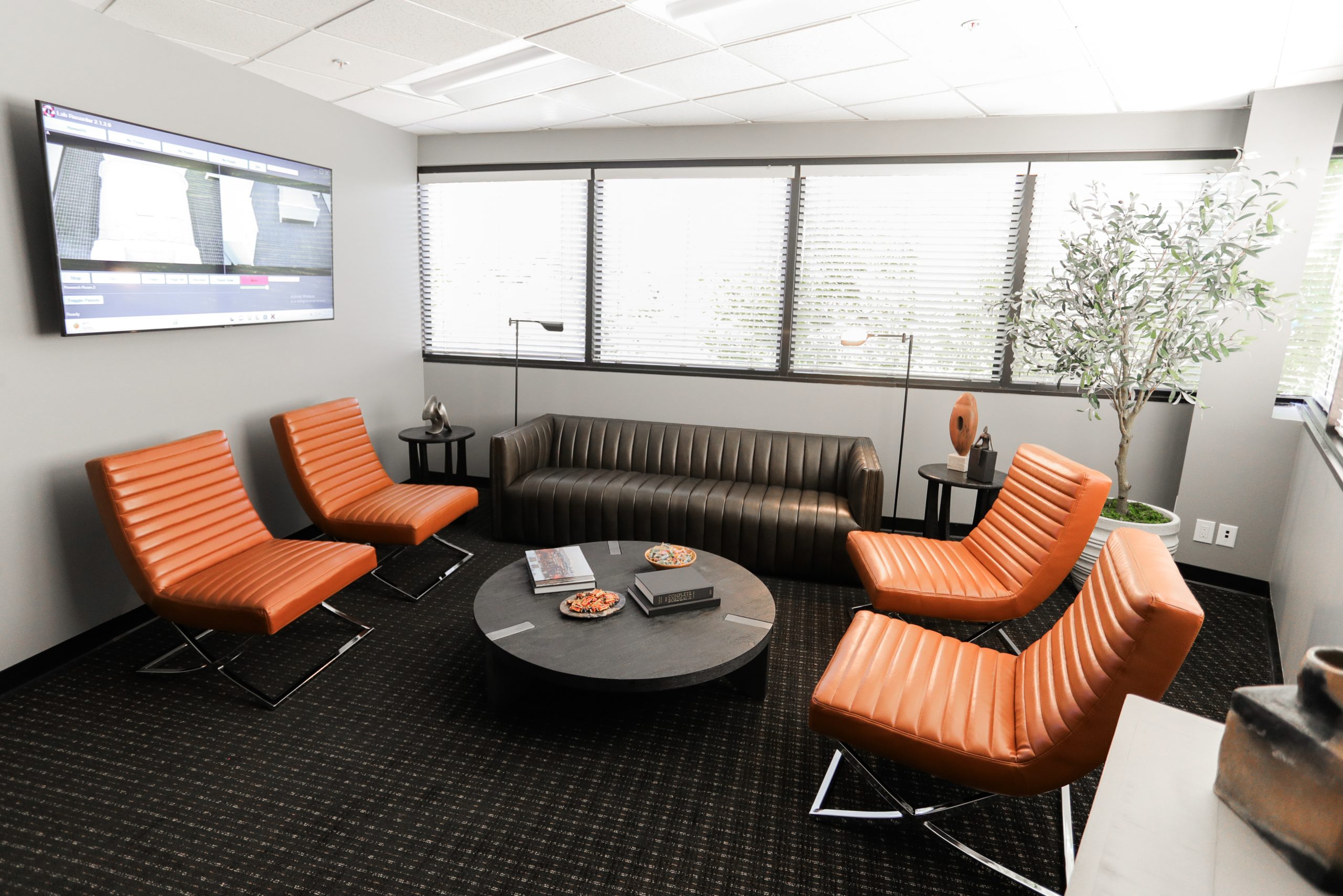 Private Lounge Area at Tustin Facility